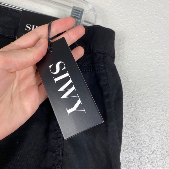 NWT Nordstrom SIWY Black Hailey Wide Leg Pants - Picture 6 of 8